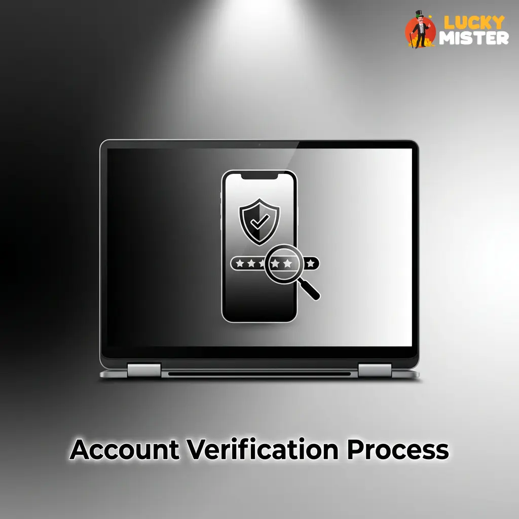LuckyMister KYC account verification process showing identity, address, and payment document requirements for UK players