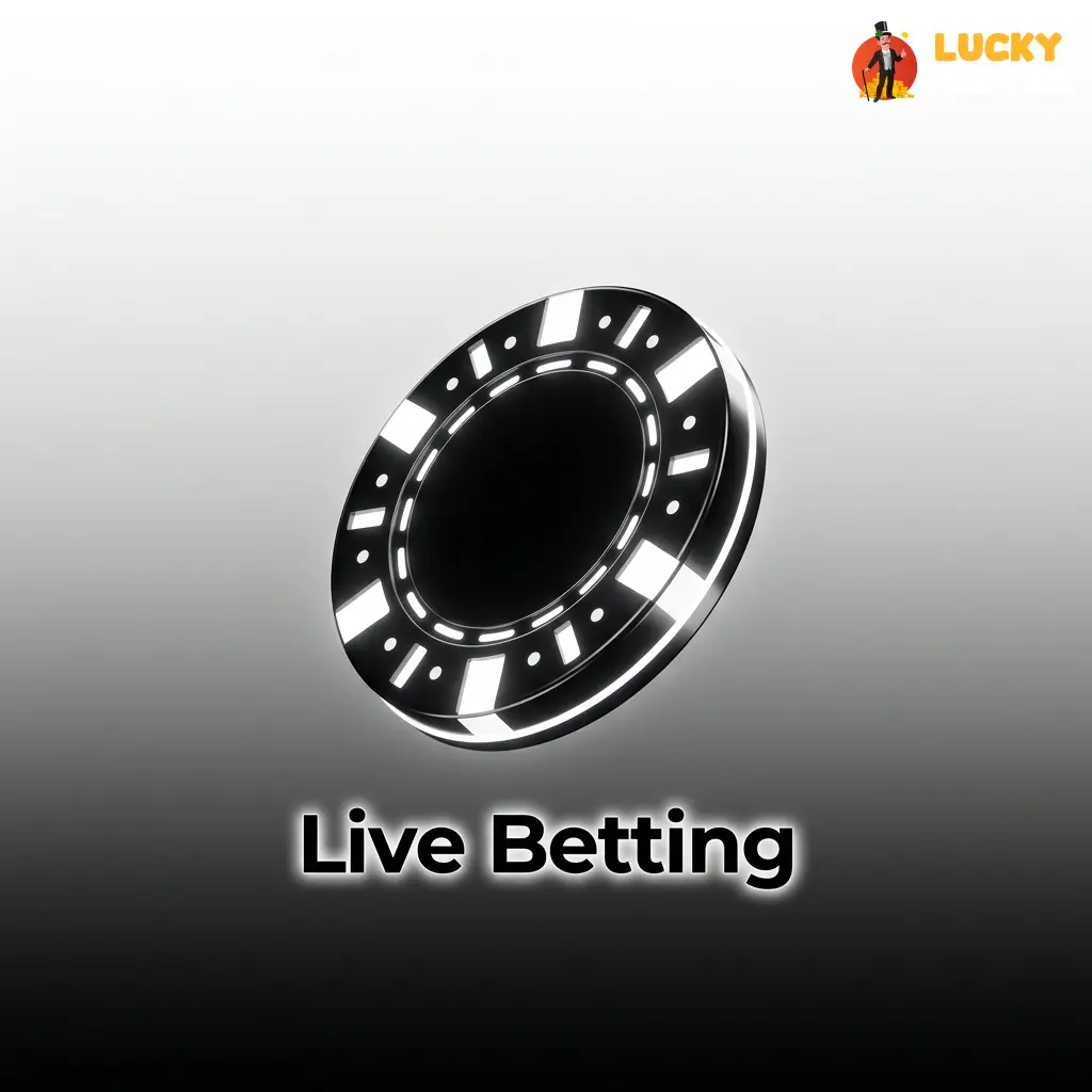 LuckyMister live betting section showing in-play markets with real-time odds for football, tennis, basketball and esports