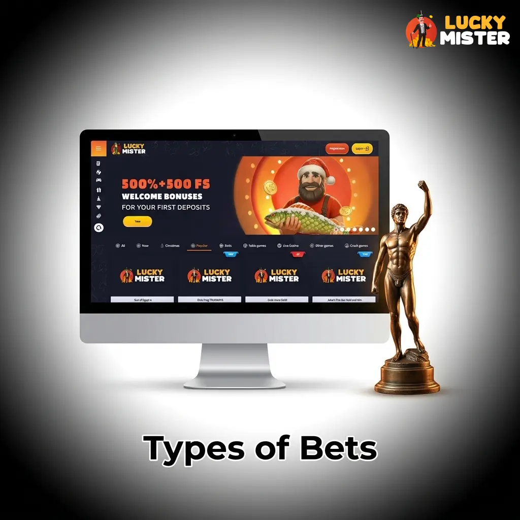 Single, System, and Parlay accumulator bet types explained for sports betting strategy on LuckyMister
